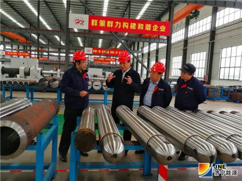 张广宇到海纳科技公司调研