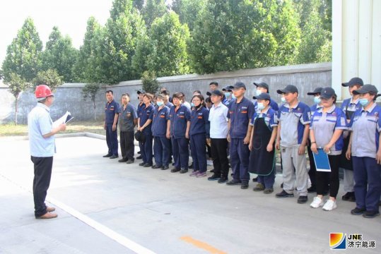 筑牢安全防线 落陵盛源公司组织防汛应急演练