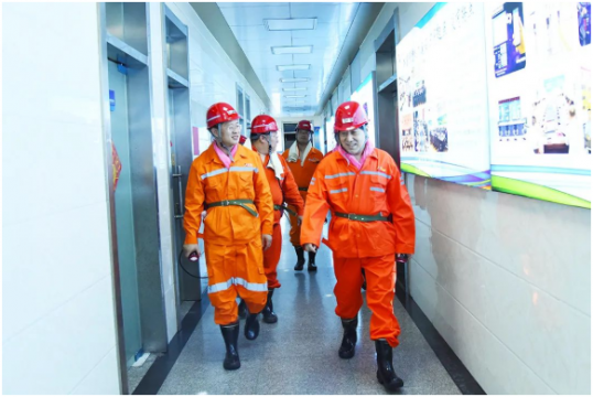 刘晓林到金源煤矿检查指导工作