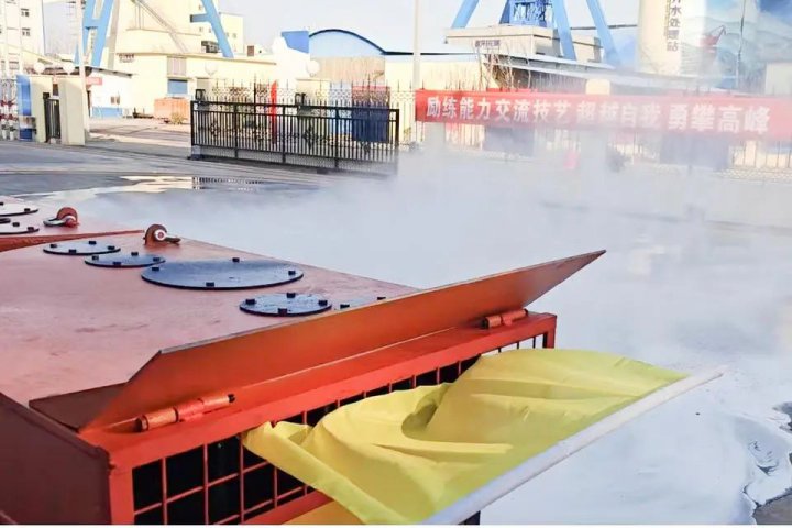 金桥煤矿自制“除尘卫士”上线了